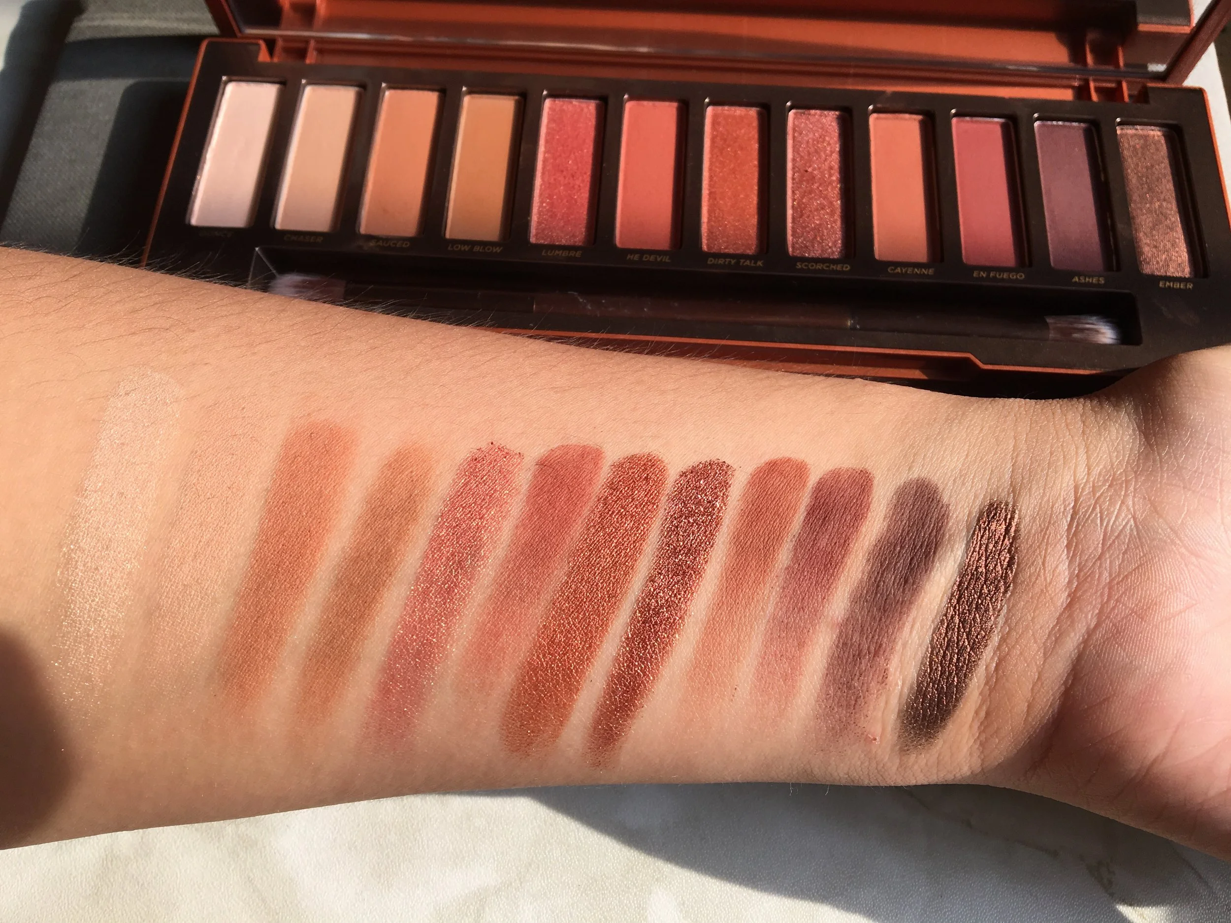 Naked heat eyeshadow palette deals